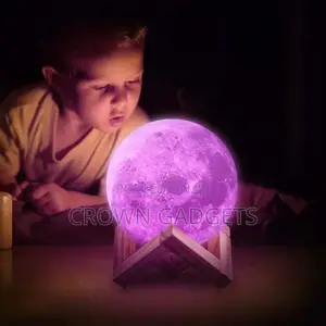 Led Modern/Contemporary 3d Moon Lamp 16 Colors