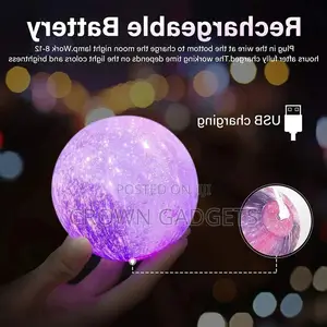 Styly Moon Lamp - 16 Colors Moon Light