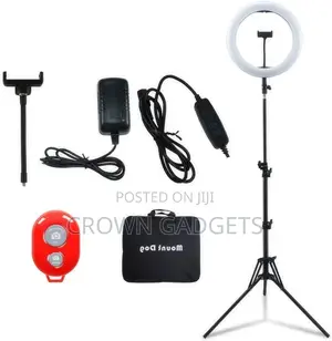 10 Inches Big LED Ring Light for Camera With Remote