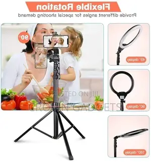 10 Inches Big LED Ring Light for Camera, Phone Tiktok Youtub