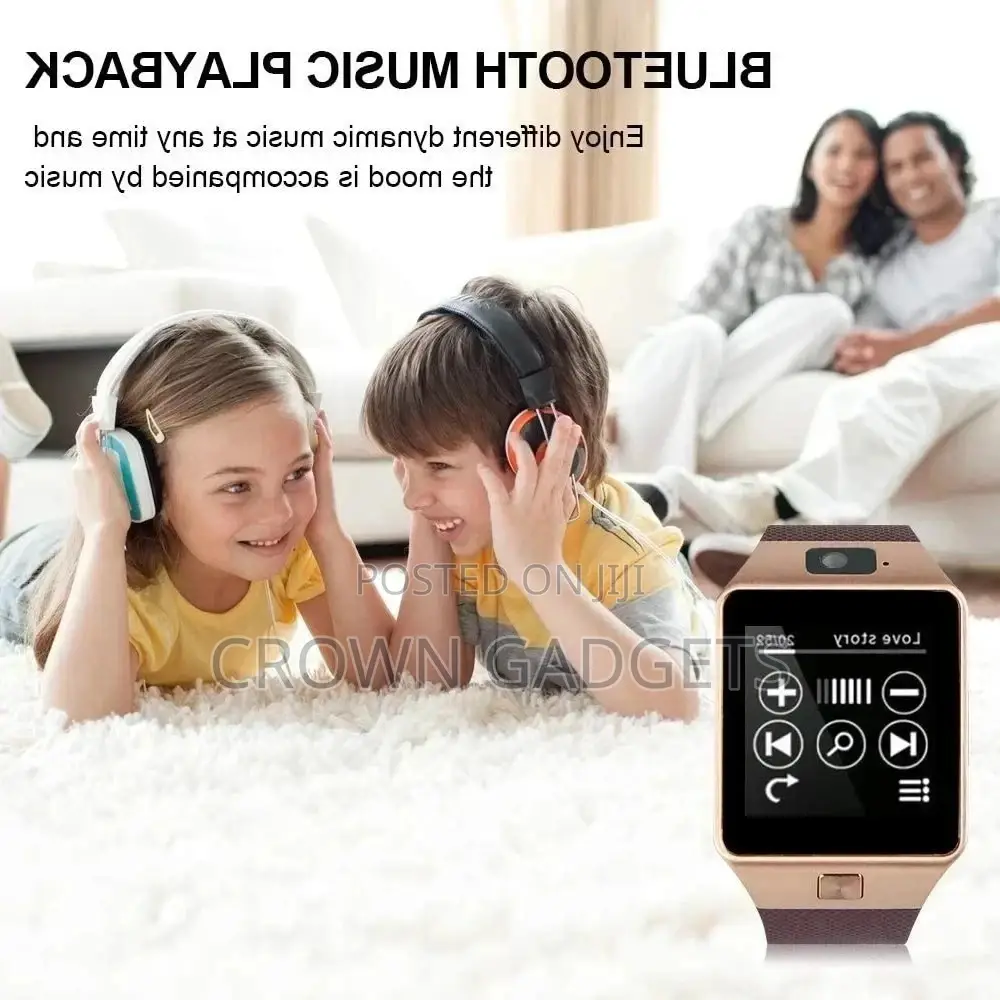 Black Men DZ09 Smart Watch