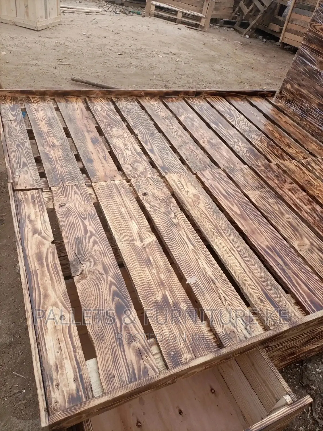 5 by 6 Drawer Pallet Bed