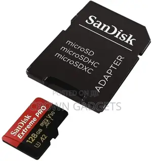 Extreme Pro 128gb Sandisk for Camera