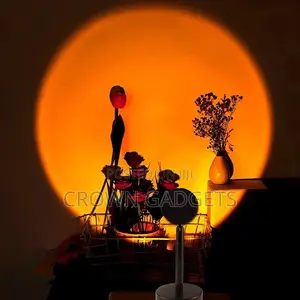 Atmosphere LED Night Light Rainbow Sunset Projector