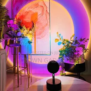 Sunset Projection Lamp LED Table Light Rainbow for Family