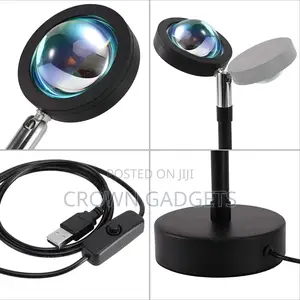 Rotatable Romantic Eternal Sunset Projection Lamp