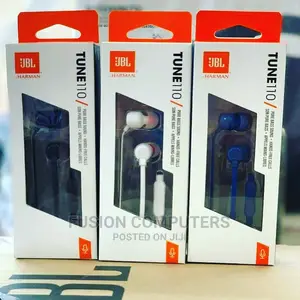 JBL TUNE 110 - In-Ear Headphone With One-Button Remote