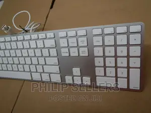 Apple A1243 Wired USB Slim Aluminum Full Size Computer Keybo