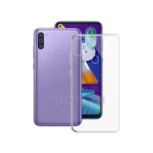 Silicone Samsung Galaxy M11 Back Case - Transparent