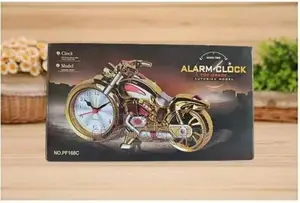 Retro Motorcycle Alarm Clock