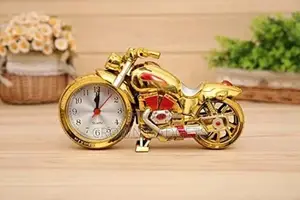 Creative Motorcycle Motorbike Pattern Alarm Clock