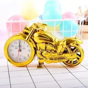 Motorbike Table Clock for Home Desktop Decor
