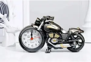 Motorcycle Motorbike Pattern Alarm Clock