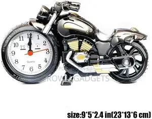 Motorcycle Alarm Clock of Luxury Retro Style