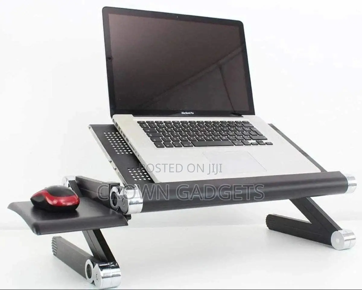 Generic Laptop Stand With Fan and Mouse Rest for All Pc