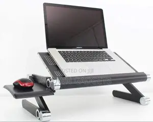 Generic Laptop Stand With Fan and Mouse Rest for All Pc