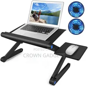 Black Coloured Laptop Stand