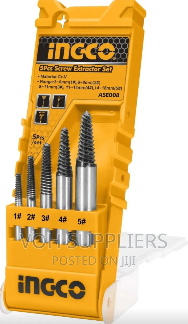 5pcs Screw Extractor Set