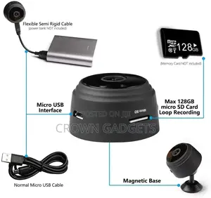 Hidden Wifi Wireless Ip Camera 150° Video Recorder Cam