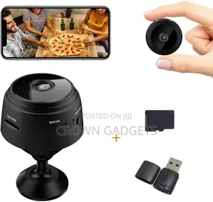 Mini A9 Spy Camera Wifi for Homesmall (Black)