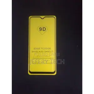 Oppo A7 5D Tempered Glass Screen Protector - Black