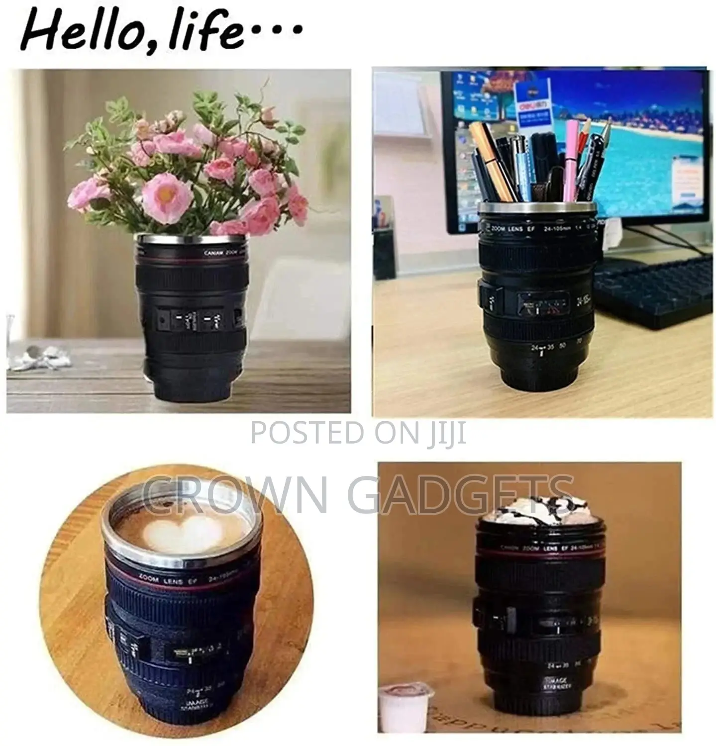 Impressive Camera Lens Cup