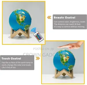 Brand Glass 3D Moon Lamp Light
