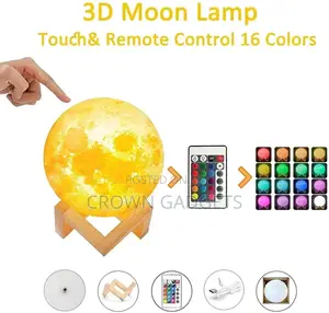 Dropship Rechargeable LED Night Light Moon Lamp