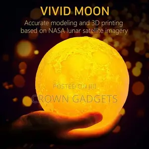 16 Colors LED Night Light 3D Print Moon Light