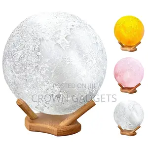 3D Printed Dimmable Galaxy Lamp 16 Colors