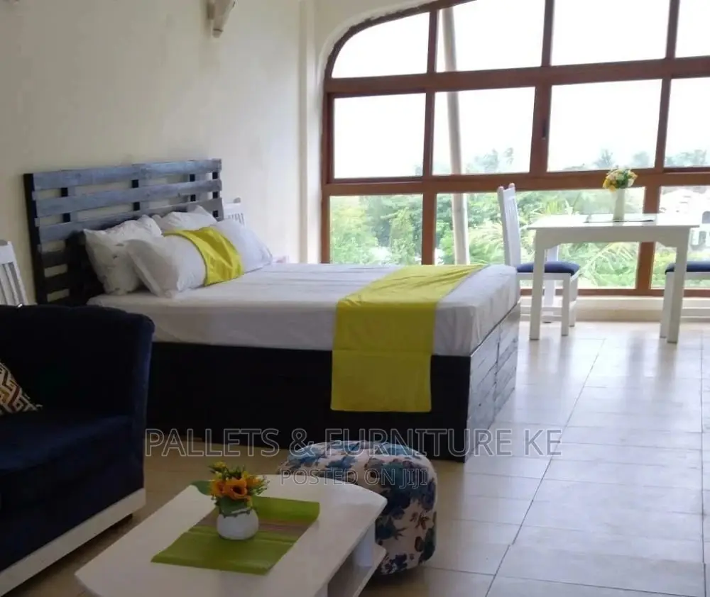 5 by 6 Black Bed