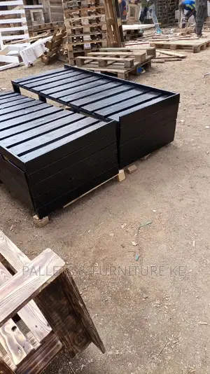 5 by 6 Black Bed