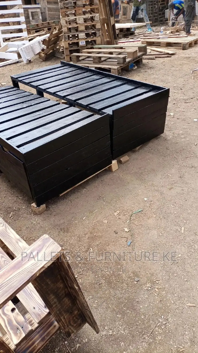 5 by 6 Black Bed