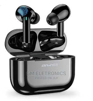 Awei Wireless Earbuds With Charging Case.