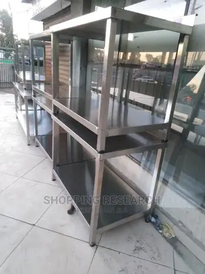 Stainless Steel Kitchen Table/Work Surface With Undershelf