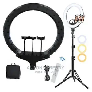 18 Inches 55W LED 5500K Dimmable Ring Light Kit