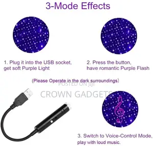 Usb Plug Star Lights for Roof Decor