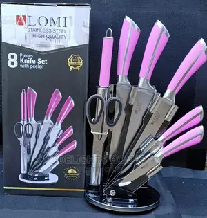 *Stainless Steel Alomi Knife Set