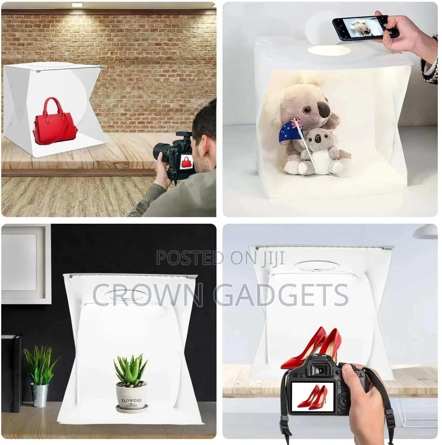 High Brightness No Strobe Folding Light Box