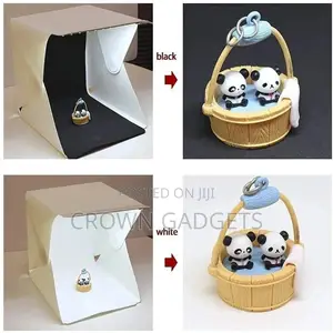 Portable Lightbox Mini Softbox LED Photo Studio Folding 23cm