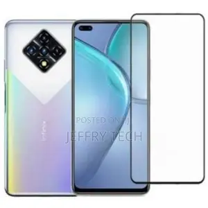 Glass Screen Protector for Infinix Zero 8i X687 - Black
