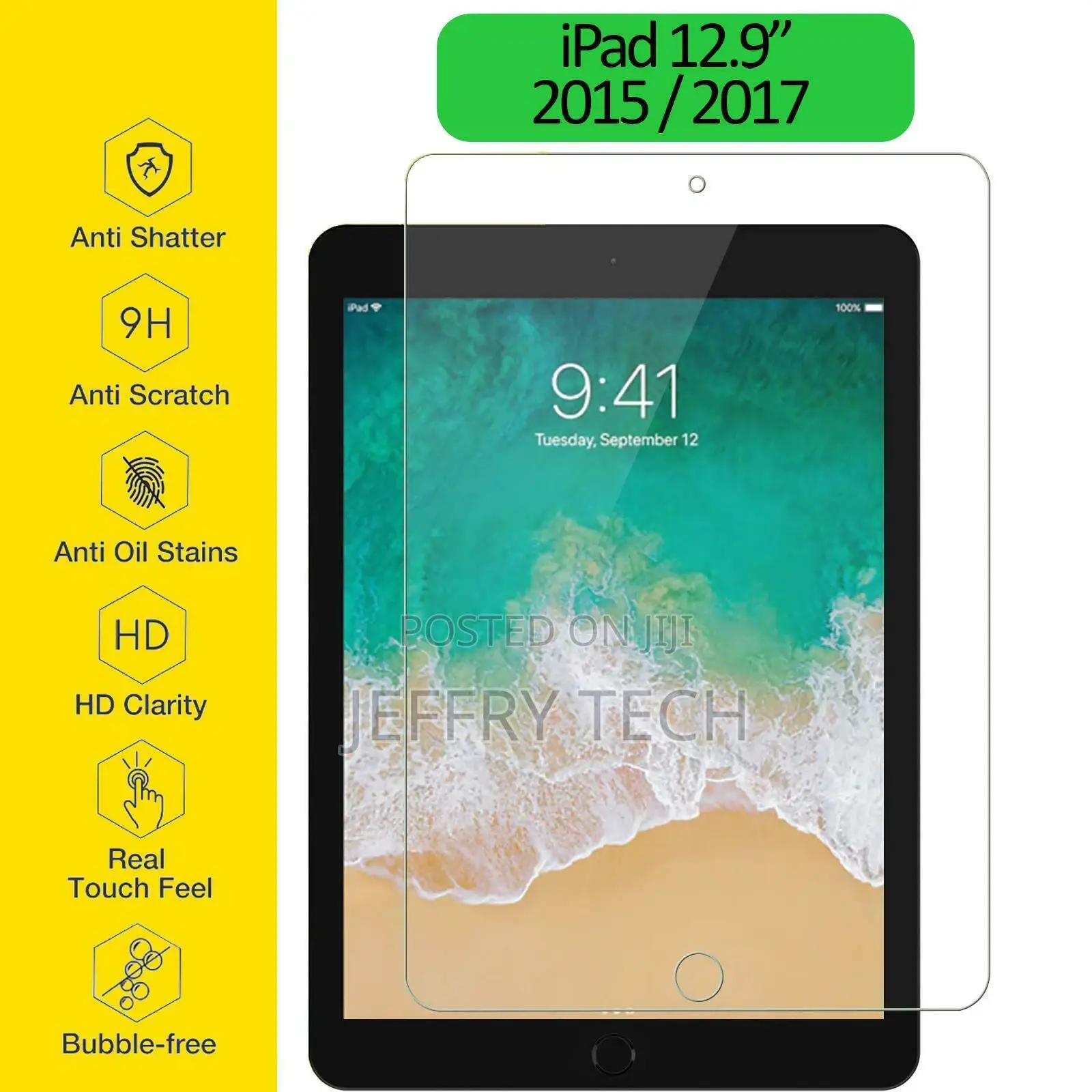 Screen Protector Ultra Thin Clear for Apple iPad Pro 12.9"