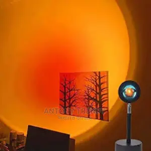 Sunset Lamp Projector, USB Night Light, 180 Degree Rotation