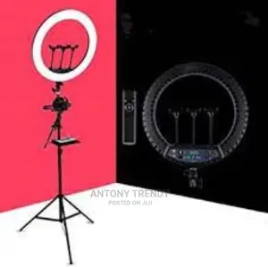 18-Inch Ring Light,【Upgraded】LED Ring Light Kit With 1.9M Tr