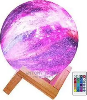 Moon Lamp, 4.8 Inches Galaxy Lamp Night Light 16 Colors LED