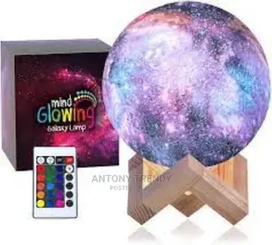 Galaxy Lamp 16 Colors 16CM Bedside Moon Lamp Kids Night Ligh