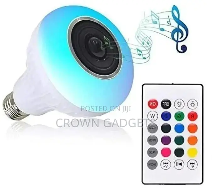 Light Bulb With Speaker and Wireless Bluetooth Smart Music