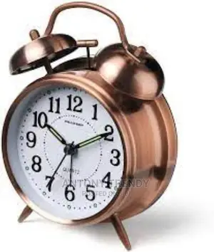 Portable Twin Bell Loud Alarm Clock