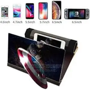 12 Inch 3d Phone Screen Magnifier, Folding Design Hd Magnify