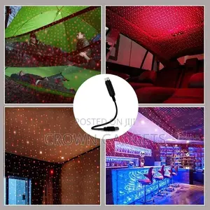 LED Car Interior Atmosphere Ceiling Lighting Star Light